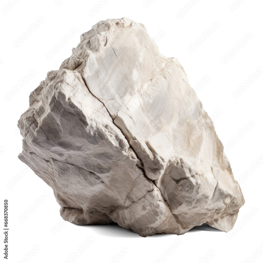 white heavy rock, png file of isolated cutout object on transparent ...