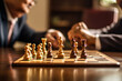 A Strategic Battle Between Chess Masters