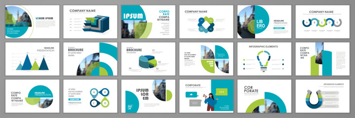 annual report brochure set