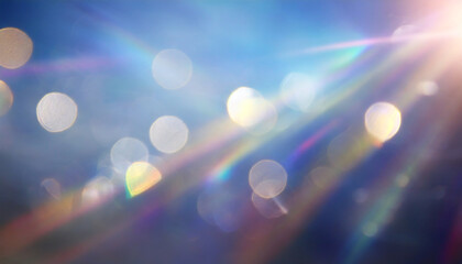 Wall Mural - blurred refraction light bokeh or organic flare overlay effect