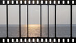 empty filmstrip on transparent background template isolated extracted png file