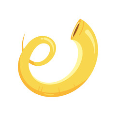 Sticker - jewish shofar illustration