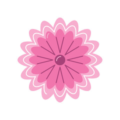 Poster - breast cancer awareness flower