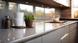Modern Gloss Finish Kitchen Cabinet Close-Up