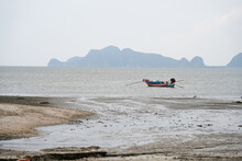 View Of Sam Phraya Beach In The National Park, Enter Sam Roi Yot. Prachuap Khiri Khan Province, Thailand