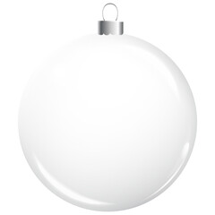 Wall Mural - christmas glass ball. xmas ball realistic decoration background.