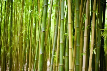  detail of a thick stand of bamboo stalks