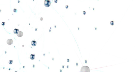 Fototapete - Concept of AI technology, Motion of digital data flow.