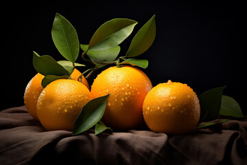 Wall Mural - Orange fruit.