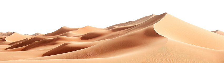 Wall Mural - Desert with barren sands and rugged terrain, cut out