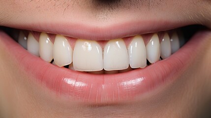 Sticker - perfect white smile with press ceramic veneers