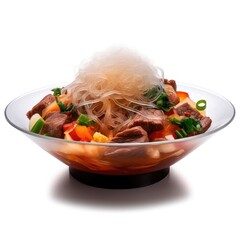 Sticker - Glass Noodles Wok w Beef