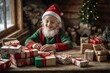 © alexx_60 - Laughing little boy with white hair with Christmas gifts, portrait