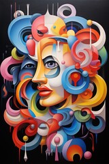 Wall Mural - Artistic Abstraction - Optimal Creativity