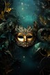 Fantastical Masquerade Poster: Captivating Background, Text-free