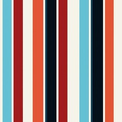 Canvas Print - Bed Sheet Striped Pattern - Seamless & Tilable