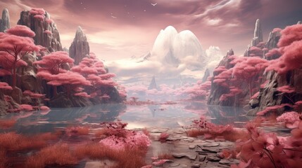 Canvas Print - Dreamland Scenery: Surreal & Unique.