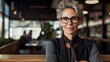 © Malambo/Peopleimages - AI - Mature business woman looking with confidence. Executive or Investor portrait