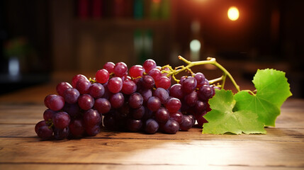 Wall Mural - A ripe, freshly picked grape