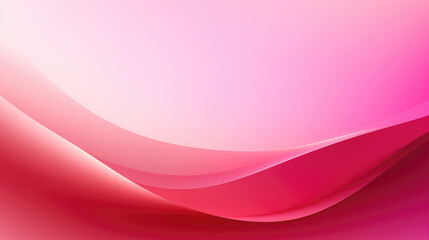 Wall Mural - pink gradient background with flowing shape