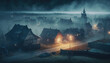 © Studio Light & Shade - Old ghost town in mysterious hazy light