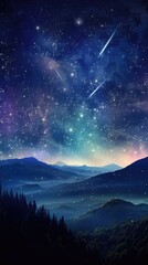 starry night sky