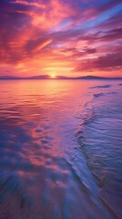Wall Mural - sun down on the ocean side