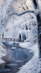  winter in the forest