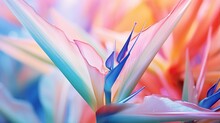  A Close Up Of A Flower With A Blurry Background.  Generative Ai