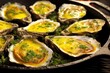 barbecued oysters with garlic butter sauce
