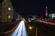Berlin - Funkturm - Nacht - Deutschland - Hauptstadt - Langzeitbelichtung - Autobahn - Strasse - Traffic - Travel - Background - Line - Ecology - Highway - Motorway - Night Traffic - Light Trails