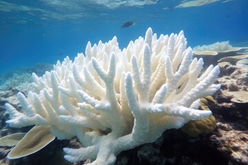 Wall Mural - a close-up view of bleached coral