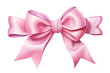© fraudiana - pink bow on transparent background