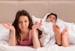 © Elnur - Family conflict with wife husband in bed