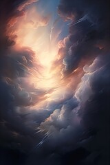 plane flying cloudy sky bright light vertical view window defying god realms