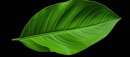 Natural leaf in green color