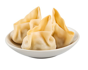 Poster - chinese steamed dumplings isolate