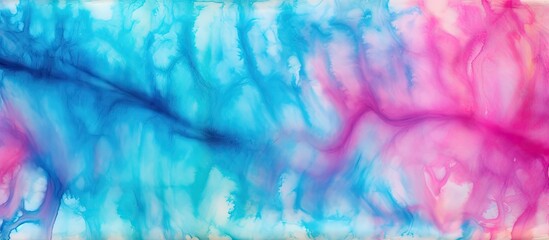 Poster - Colorful watercolor artwork with tie dye patterns on a seamless background