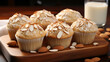 Healthy gluten free almond muffing