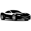 © Sulthan Vector - Silhouette Vector Illustration of Sport Car. This Image is Suitable for Use as a Sports Car Community Logo and Others