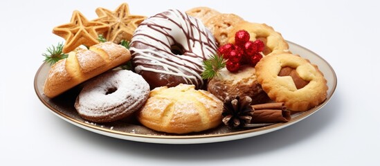 Poster - Christmas cookie and gingerbread cake platter