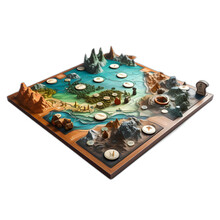 Board Game Isolated On Transparent Or White Background, Png