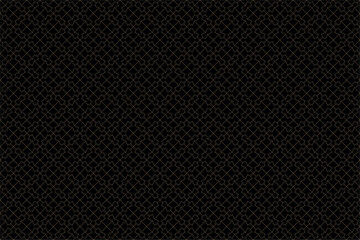 Luxury gold square pattern background on black background, Christmas patterns & geometric pattern