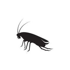 Sticker - Cockroach icon,vector illustration logo design