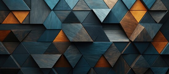 Wall Mural - repeated pattern combining geometric and textured elements with a blend of classic and contemporary 