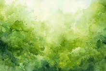 Moss Watercolor Background