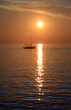 Sonnenuntergang bei Umag in Istrien