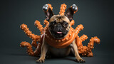 Fototapeta Sport - Halloween dog costume