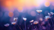 Beautiful Ethereal Luminous Flowers Abstract Background