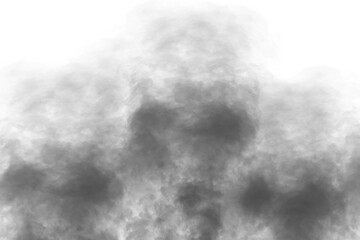 Wall Mural - Dark fog or smoke on white background. realistic mist effect, fog. Vapor in the air, steam flow. Vector illustration
